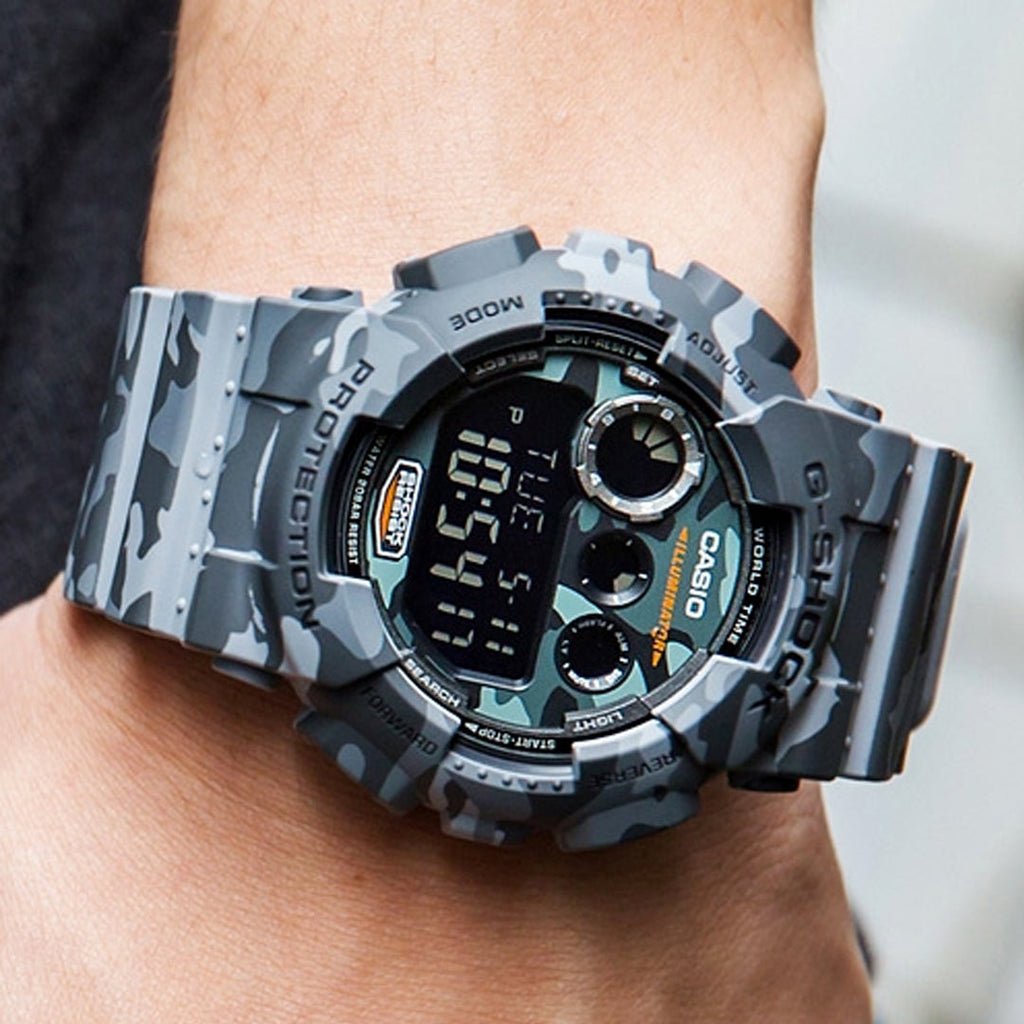 Casio G-Shock GD-120CM-8ER 運動防水手錶