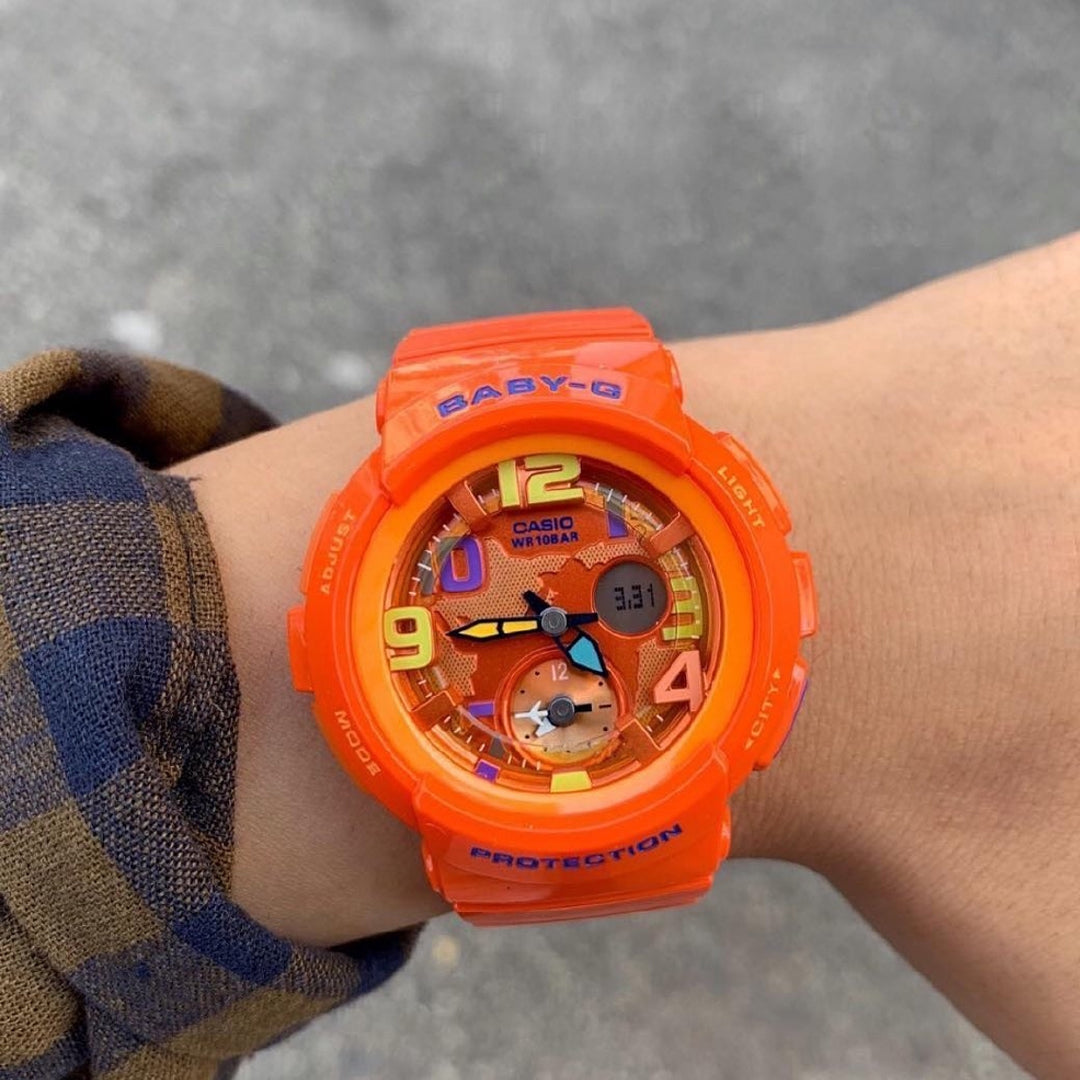 Casio Baby-G BGA-190-4BDR 女生運動手錶