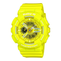 Digi Bear Casio Baby-G BA-110BC-9AER bright yellow analog-digital sports watch with shock-resistant design