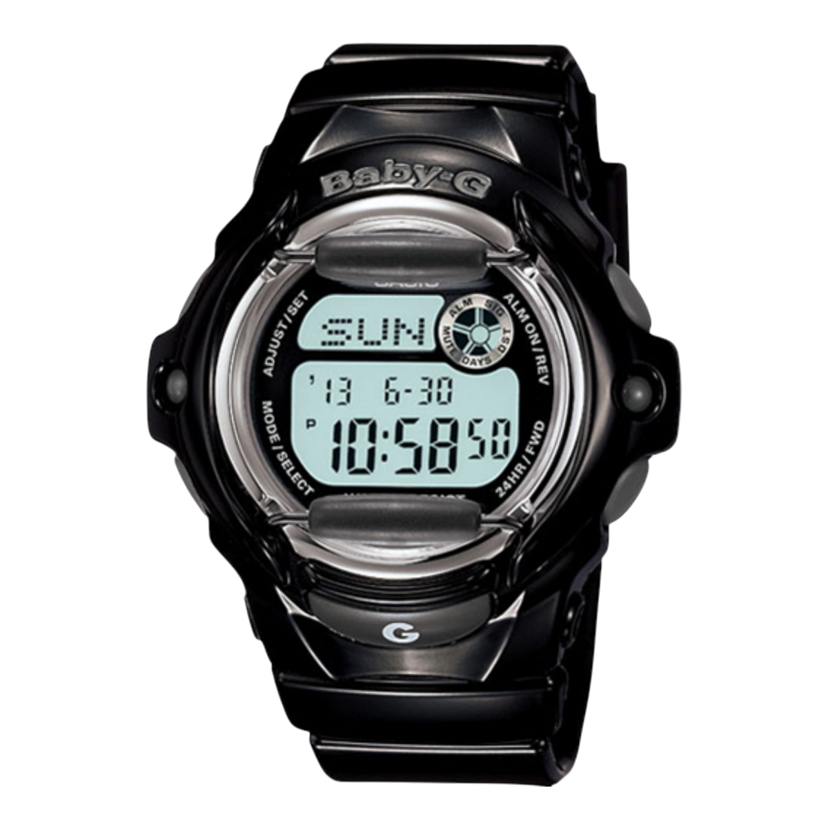 Casio Baby-G BG-169R-1DR 女生運動手錶正面圖