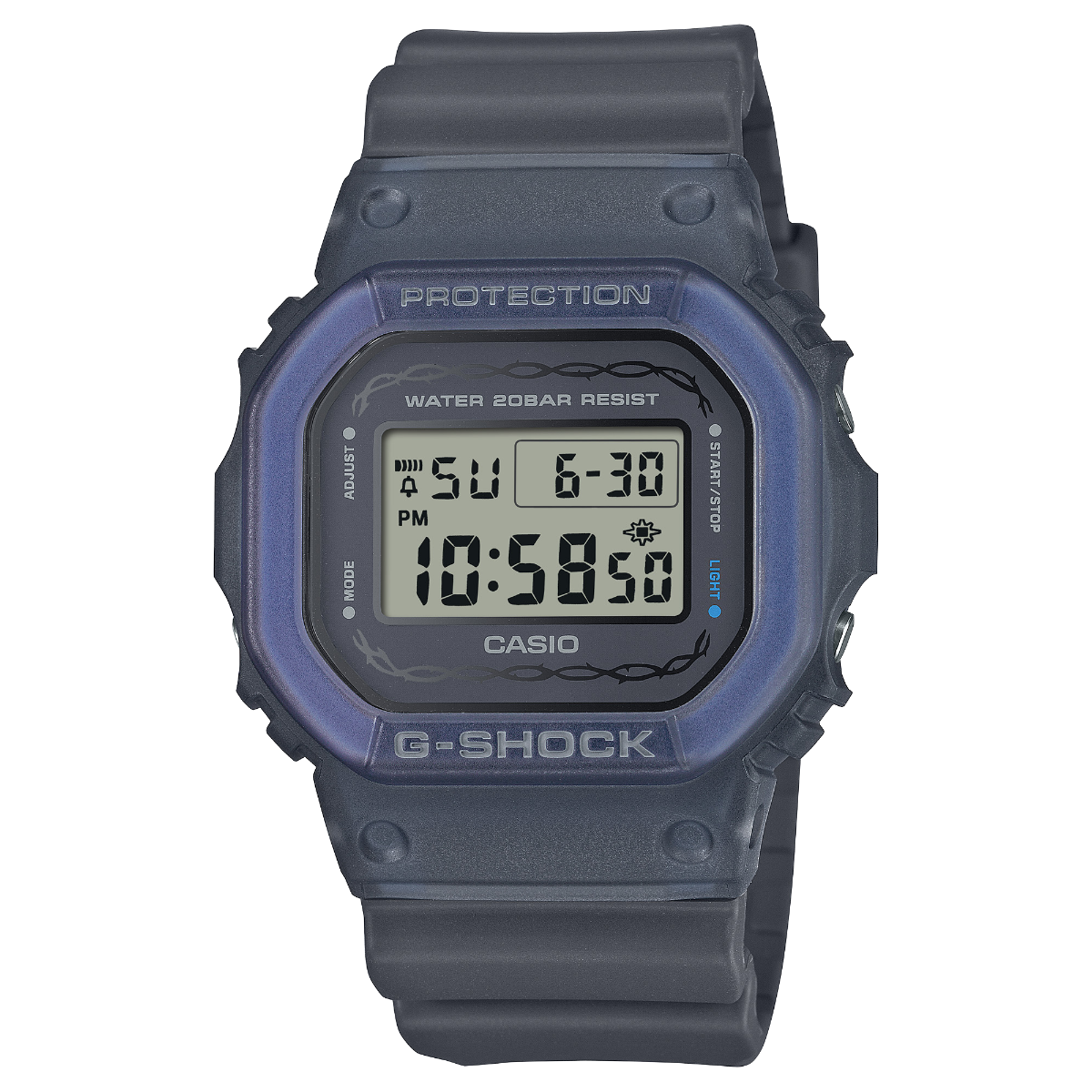 Casio G-Shock DW-5600RS-8DR 運動防水手錶 — official product image