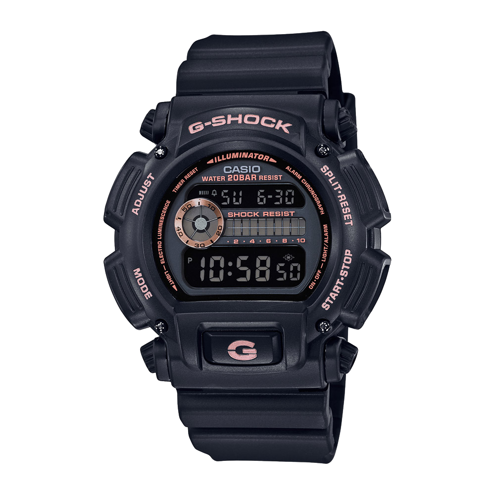 Casio G-Shock DW-9052GBX-1A4DR 運動防水手錶 — official product image