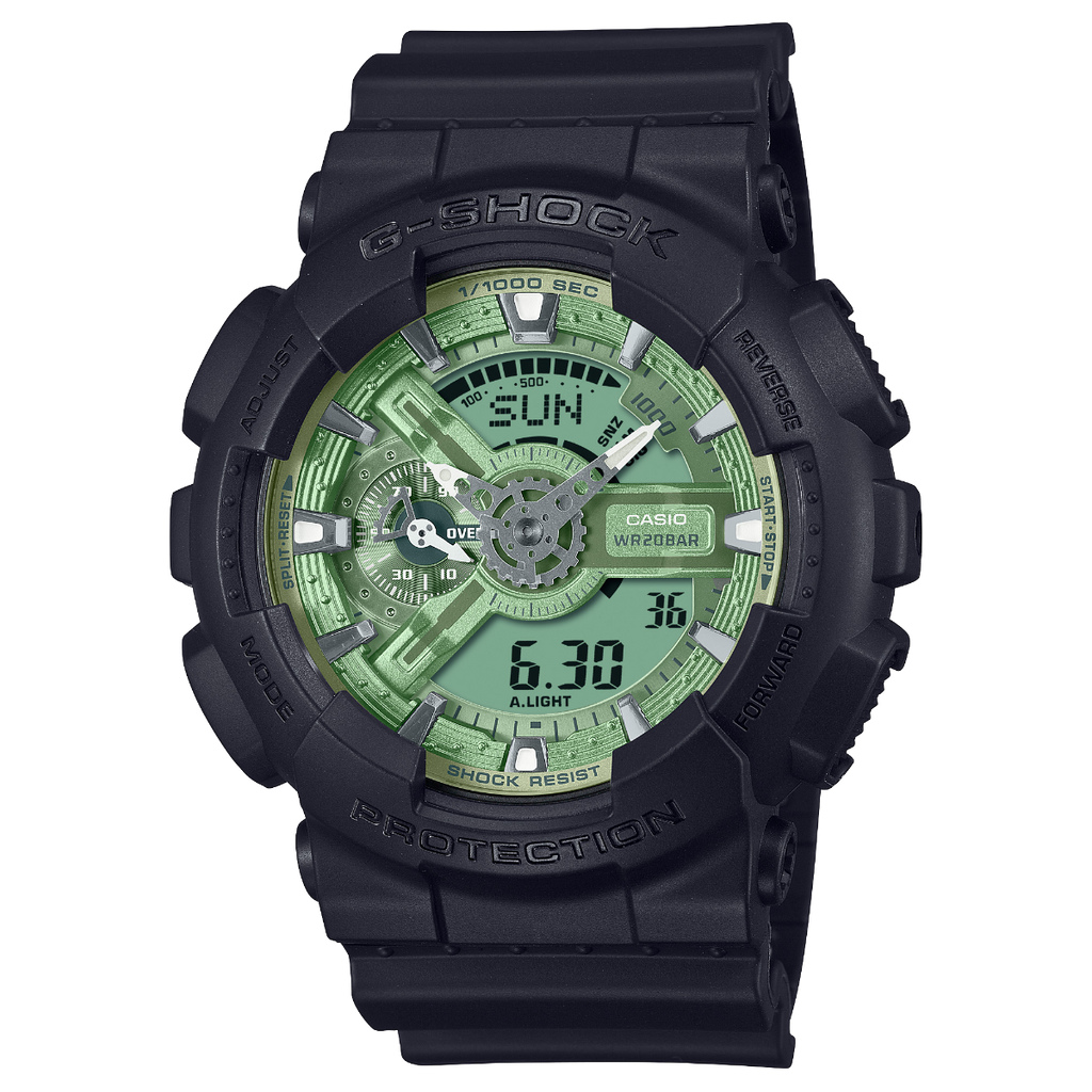 Casio G-Shock GA-110CD-1A3DR 運動防水手錶 — official product image