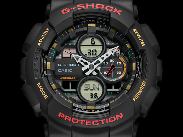 Casio G-Shock GA-140-1A4DR Sports Water-Resistant Watch