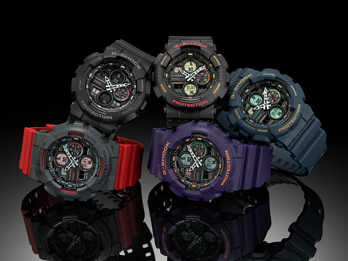 Casio G-Shock GA-140-1A4DR Sports Water-Resistant Watch