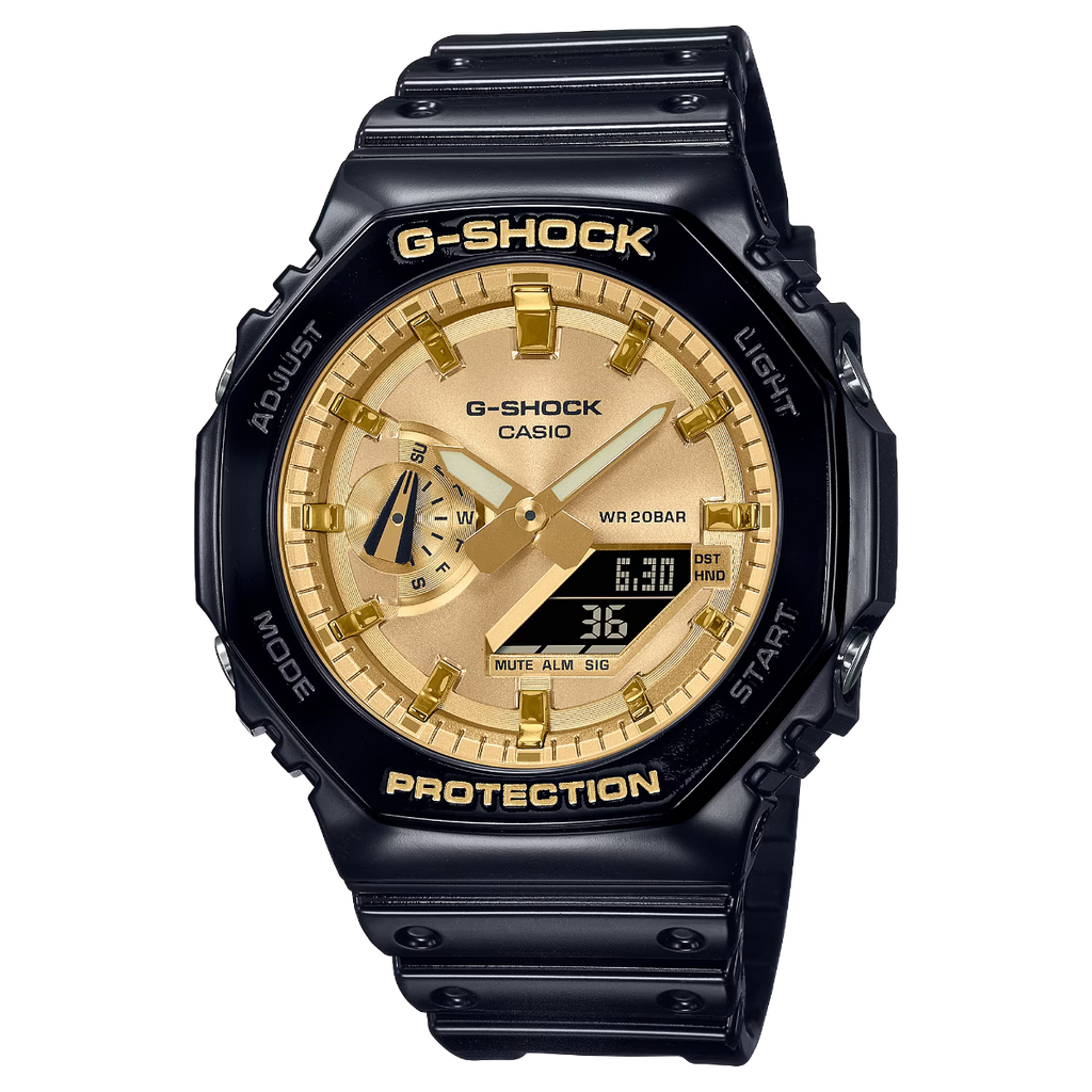 Casio G-Shock GA-2100GB-1ADR 運動防水手錶 — official product image