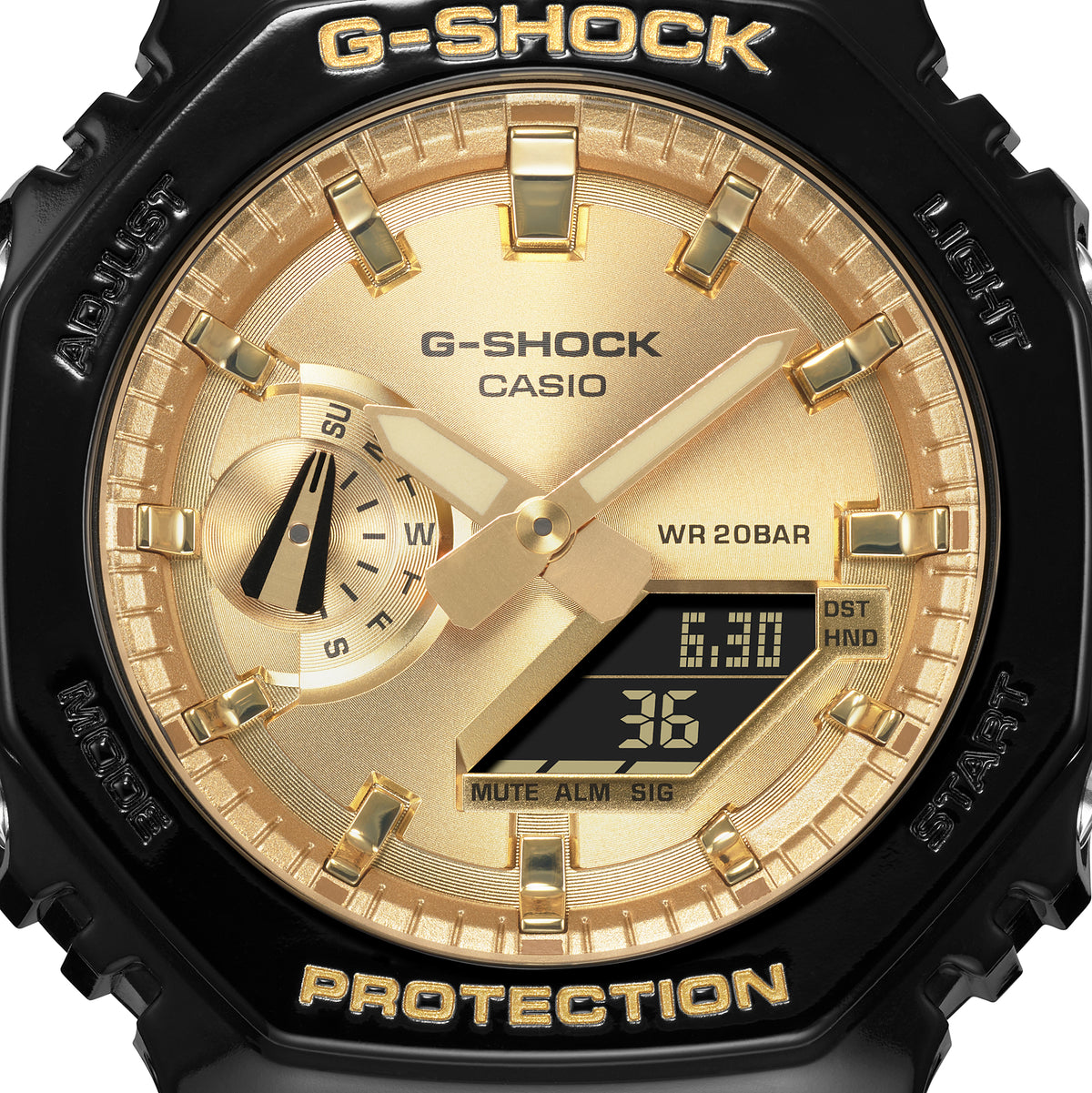 Casio G-Shock GA-2100GB-1ADR 運動防水手錶