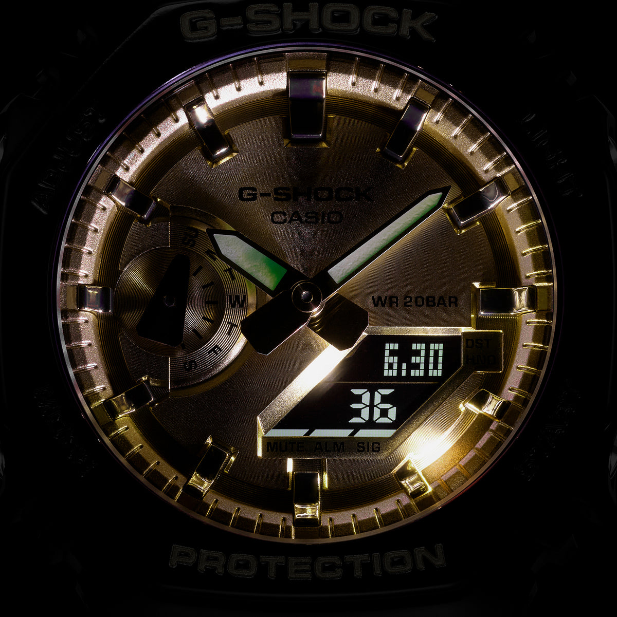 Casio G-Shock GA-2100GB-1ADR 運動防水手錶