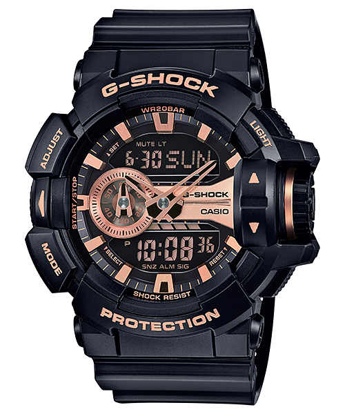 Casio G-Shock GA-400GB-1A4DR 運動防水手錶