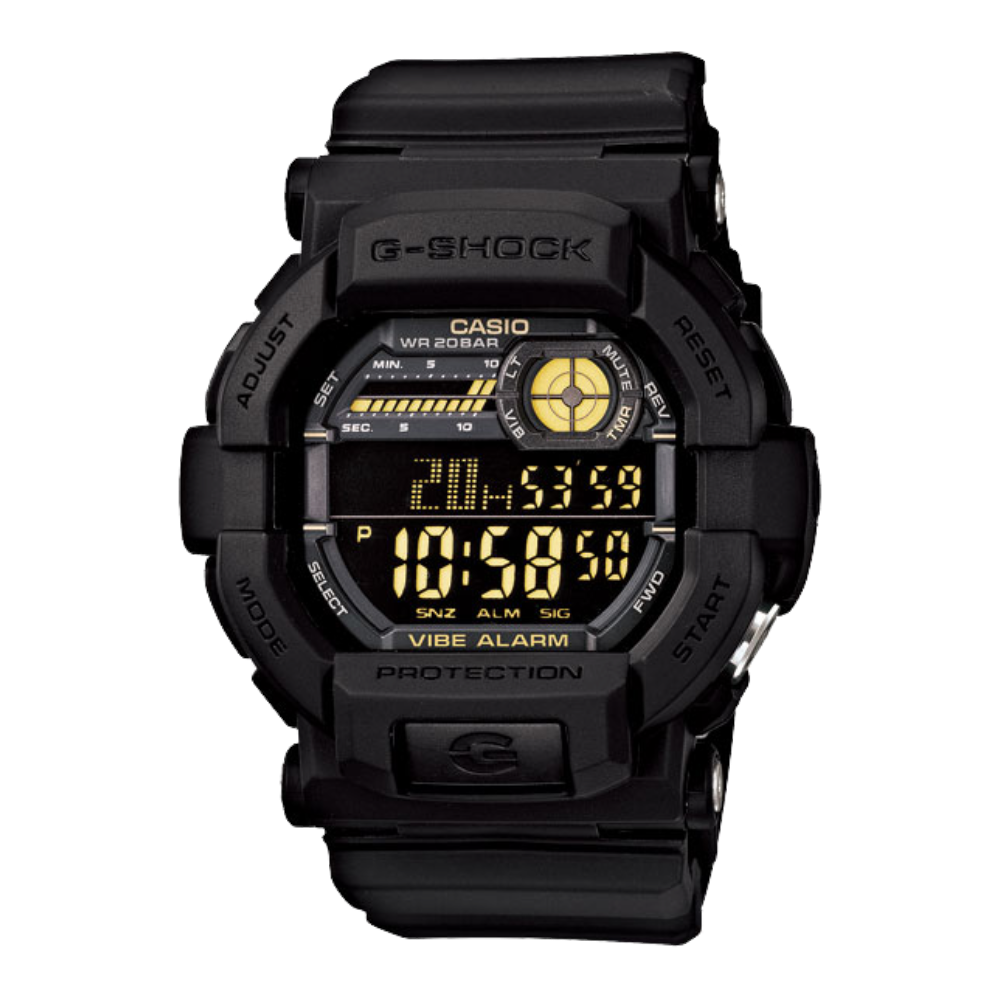 Casio G-Shock GD-350-1BDR 運動防水手錶 — official product image