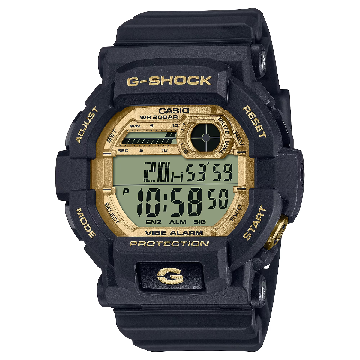 Casio G-Shock GD-350GB-1DR 運動防水手錶 — official product image