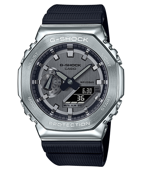 Casio G-Shock GM-2100-1ADR 運動防水手錶 — official product image