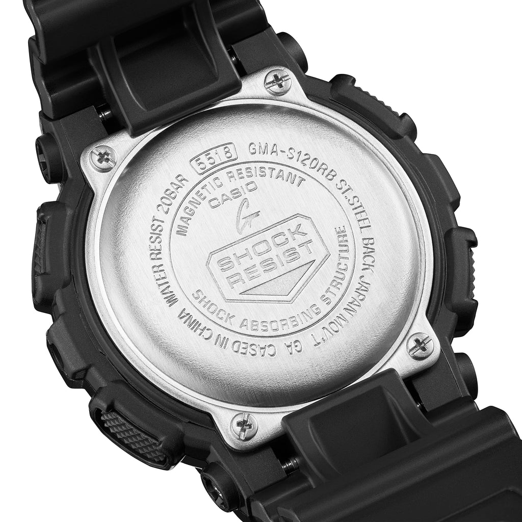 Casio G-Shock GMA-S120RB-1ADR 運動防水手錶