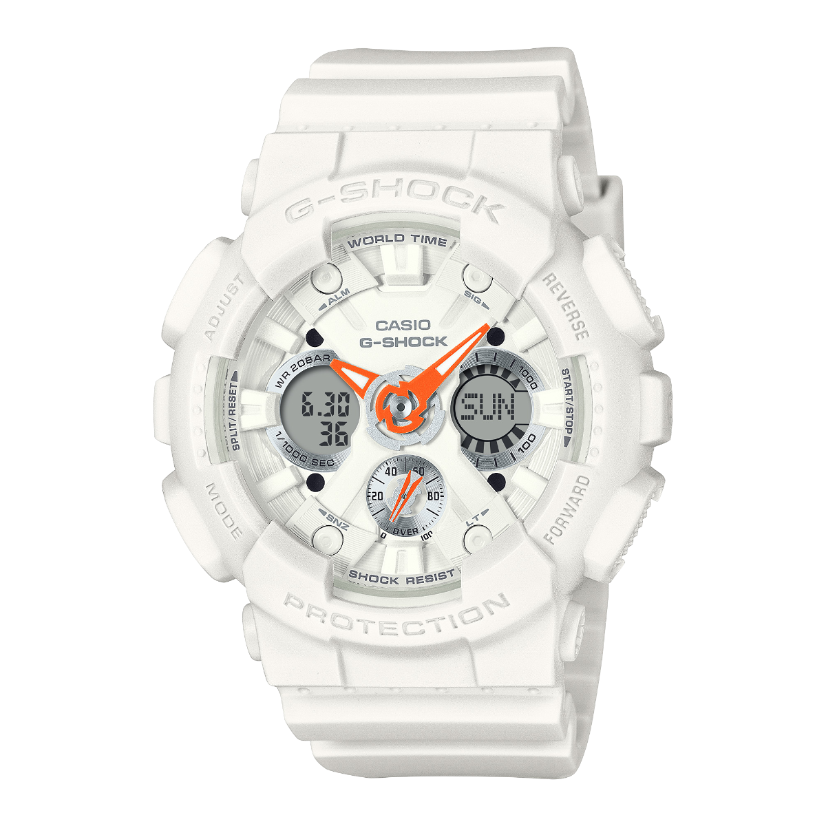 Casio G-Shock GMA-S120SA-7A1DR 運動防水手錶 — official product image