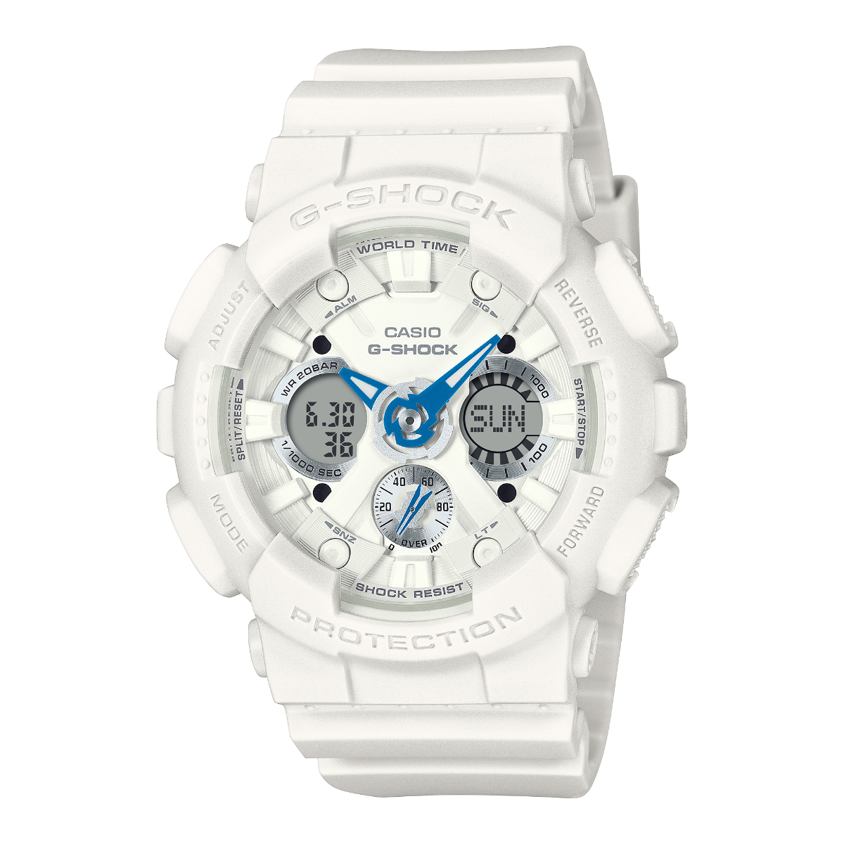 Casio G-Shock GMA-S120SA-7A2DR 運動防水手錶 — official product image