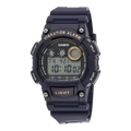 Digi Bear Casio W-735H-2AVDF digital watch in navy blue with vibration alarm and resin strap