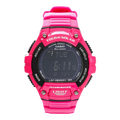 Digi Bear Casio Collection W-S220C-4BVDF bright pink digital sports watch with Tough Solar and 100m water resistance