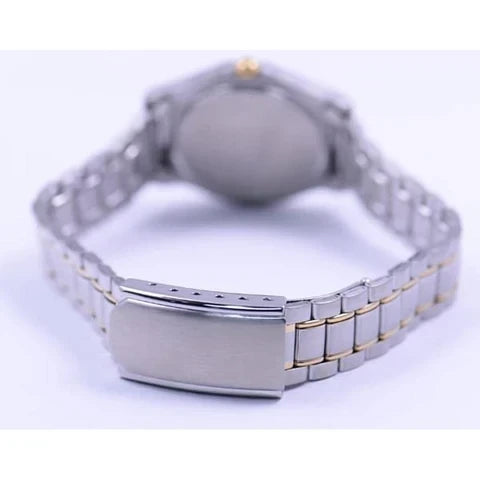 Digi Bear Seiko SSXV026 classic series watch featuring a two-tone silver and gold stainless steel bracelet